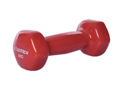 Гантель для фітнесу з вініловим покриттям 1 кг